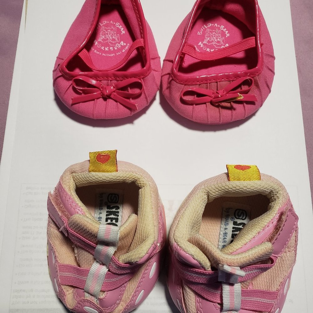Build-A-Bear shoes- Skechers and ballet flats